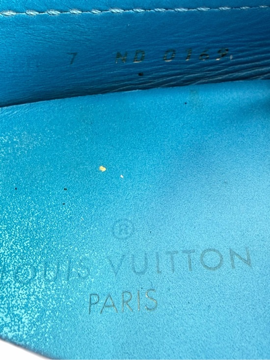LOUIS VUITTON Hockenheim Navy Blue Leather Men\'s Mocassin 7UK - 8US main image 14